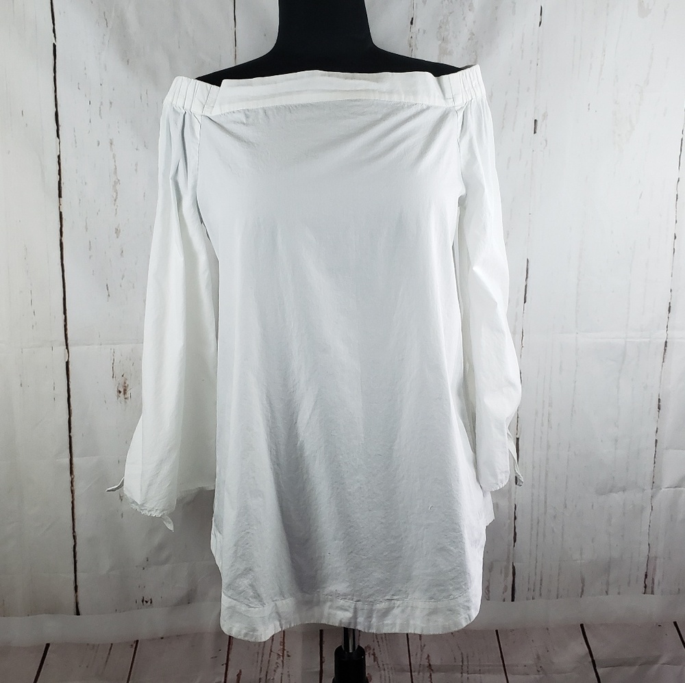 Free People Show Me Some Shoulder Top Sz M EUC - Picture 1 of 8